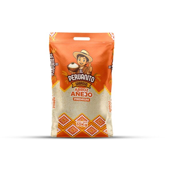 Arroz añejo premium El Peruanito Sabroso Naranja 10kg